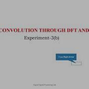 Linear Convolution Using DFT And IDFT