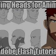 Designing Heads For Animations Tracing Adobe Flash Tutorial
