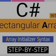 C Rectangular Array 2D Initializer Syntax Demo