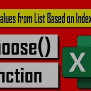 How To Use CHOOSE Function In Excel