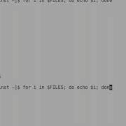 Command Substitution