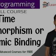 Run Time Polymorphism Or Dynamic Binding Lesson 66 Java Programming Learning Monkey