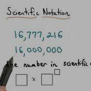 Cells In Scientific Notation Visualizing Algebra
