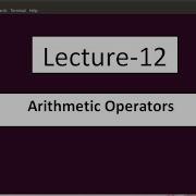 Arithmetic Operators In Shell Scripting