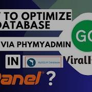 How To Optimize The Database Via PhpMyAdmin In CPanel With GoViralHost