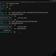 Unix Creating And Manipulating Files And Directories Mv Directories