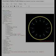 Clock Dial In Python Turtle Library
