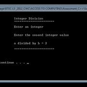 C Integer Division Tutorial