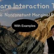 What Are Interaction Terms Part 1 Nonconstant Marginal Effects Five Minute Econometrics Topic 33