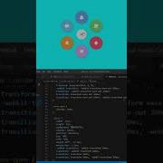Animated Circle Navigation Bar Using Html Css Javascript Shorts