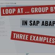 LOOP AT GROUP BY In SAP ABAP 3 Examples English