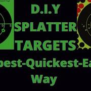 D I Y Splatter Target Most Cheapest Easiest Quickest Way Airgun Useful DIY