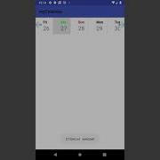 Horizontal Calendar