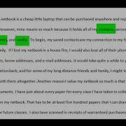 Basic Paragraph Structure Example 1