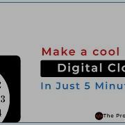Build A Digital Clock In Just Five Minutes PYTHON TKINTER GUI