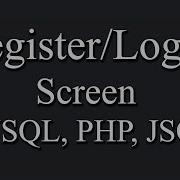 Login Register Screen In Android Using MYSQL PHP JSON PART 1 2