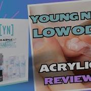 Review Young Nails Low Odor Acrylic Kit
