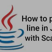 How To Print A Line In Java With Scanner Class