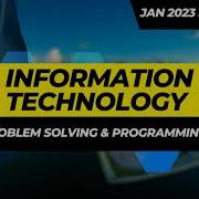 JAN 2023 CSEC Information Technology Past Paper Problem Solving Programming Solutions
