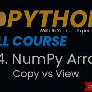 NumPy Array Copy Vs View Copy And View In NumPy Array
