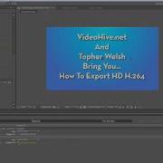 How To Export HD H 264 Video In AE