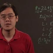 How To Solve Algebraic Equations For Rectangles Algebra Lessons