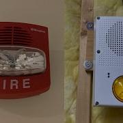 Basement Fire System Test 8 Simplex And CO Speaker Strobes