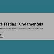 Software Testing Fundamentals Trailhead Trailhead Salesforce