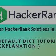 30 Hackerrank Default Dict Tutorial Python HackerRank Solutions In Hindi Python Hackerrank