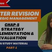 5 STRATEGY IMPLEMENTATION EVALUATION CA INTER SM CHAP 5 Part 1 MAY 25 ONWARDS