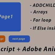 Adobe Animate CC 2022 JavaScript AddChild Arrays Image Gallery Type Project HTML5