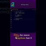 String Slice Using Python