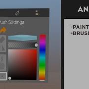 AnimVR Paint Tool Brush Settings