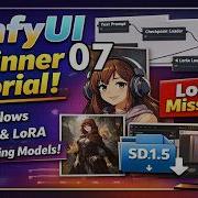 7 примеров рабочих процессов ComfyUI узлы LoRA модели Создание процесса преобразования текс