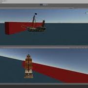 Unity Boat Driven By WheelsColliders Physics