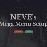 Neve Mega Menu Tutorial Easy WordPress Mega Menu Without Plugin