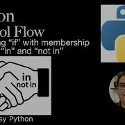 Python Control Flow Combining If With In And Not In