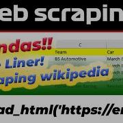 Web Scraping Wikipedia With Pandas How To Scrape Wikipedia With ONE Line Of Python