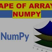 SHAPE OF ARRAY IN NUMPY