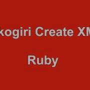 Ruby Nokogiri Create XML File