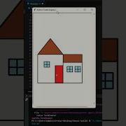 Very Easy To Draw House Using Python Turtle Pythontutorial Learn Coding Python