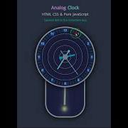Analog Clock Using HTML CSS JavaScript Shorts Shortsvideo Ytshorts