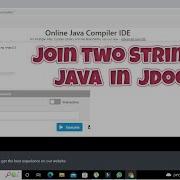How To Concatenate Two Strings In Java In Jdoodle How To Join Two Strings In Jdoodle In Java