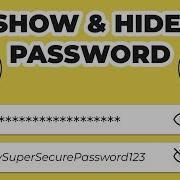 Show Hide Password Toggle Using HTML CSS JavaScript