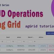 React Ag Grid Tutorial CRUD Operations With Popup Modal With JSON Server Codenemy Tutorial