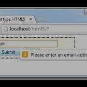 Form Input Type Email HTML5