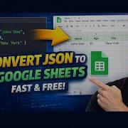 Converting JSON To Google Sheets