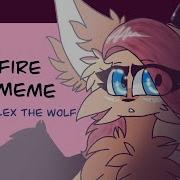 Crossfire Meme Gift For Skrillex The Wolf Flipaclip