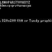 80COL BAS GW BASIC 80 Column Text 3x5 Font 320x200 Tandy CGA