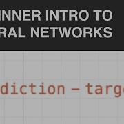 Beginner Intro To Neural Networks 5 Squared Error Cost Function